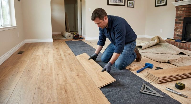 Laminate Floor Remodeling in Nashua, NH