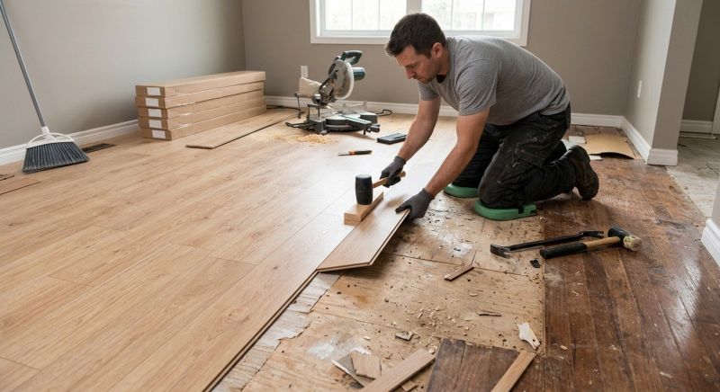 Laminate Floor Replacement in Ayer, MA