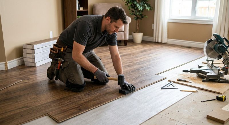 Laminate Floor Replacement in Concord, MA