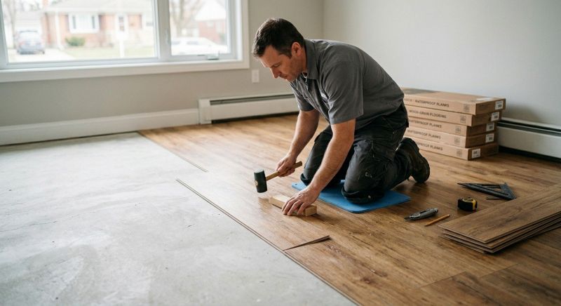 Linoleum Floor Installation in Concord, MA
