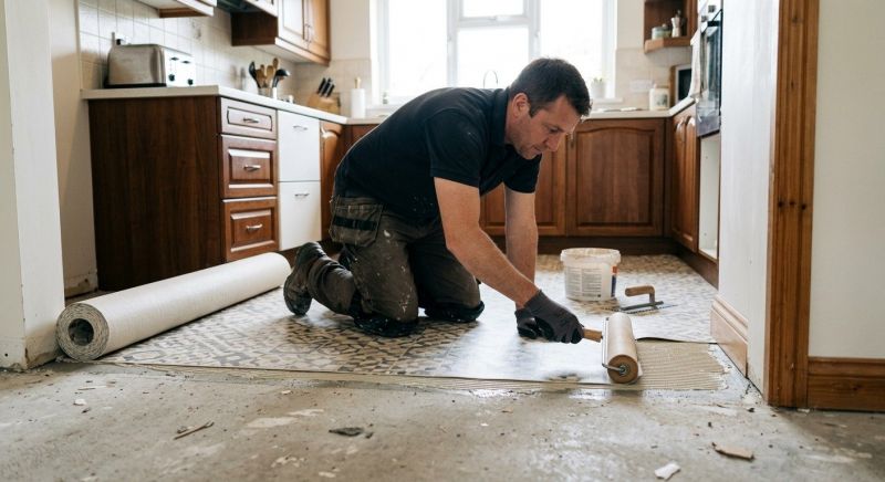 Linoleum Floor Installation in Lancaster, MA
