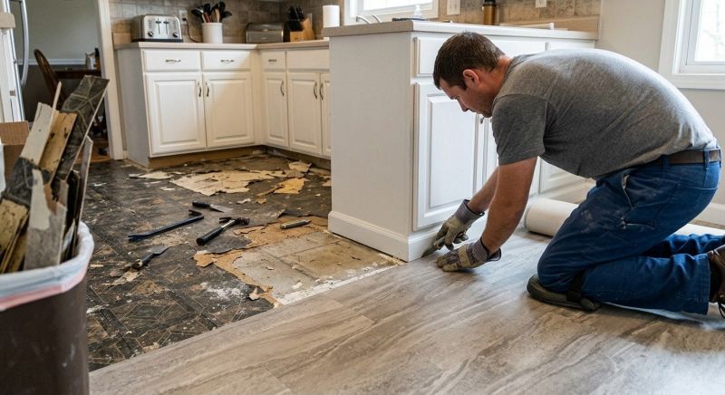 Linoleum Floor Installation in Lowell, MA