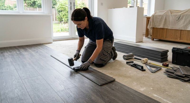 Luxury Vinyl Tile Installation in Bedford, NH