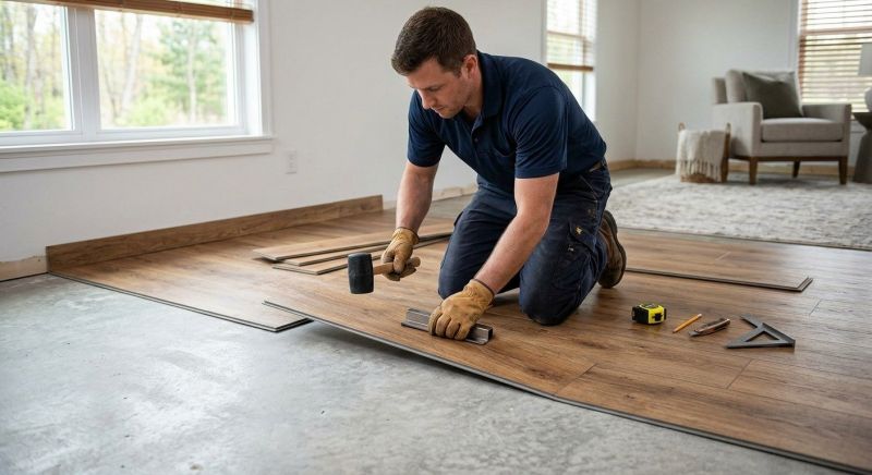 Luxury Vinyl Tile Installation in Concord, MA