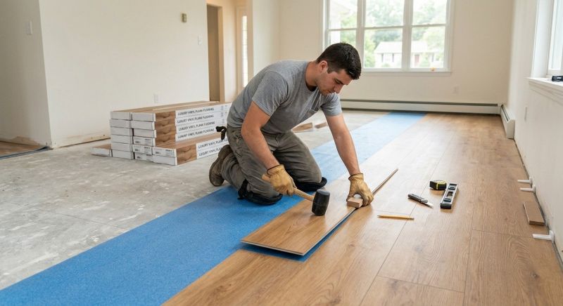 Lvt Flooring Installation in Stow, MA