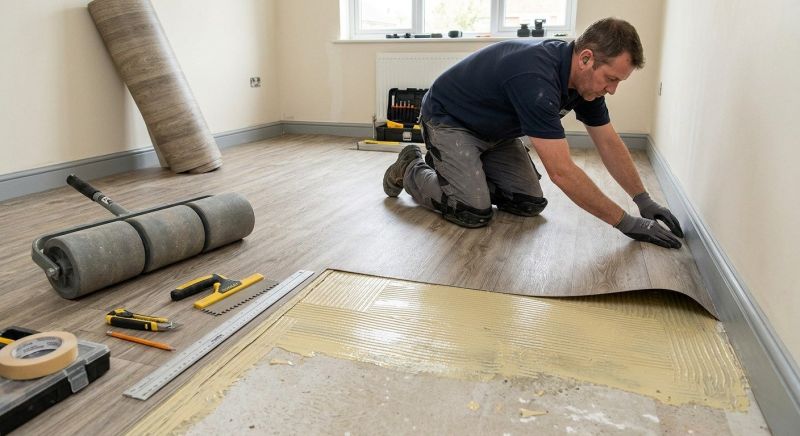 Sheet Flooring Installation in Chelmsford, MA