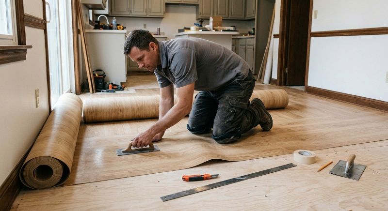 Sheet Flooring Installation in Pelham, NH