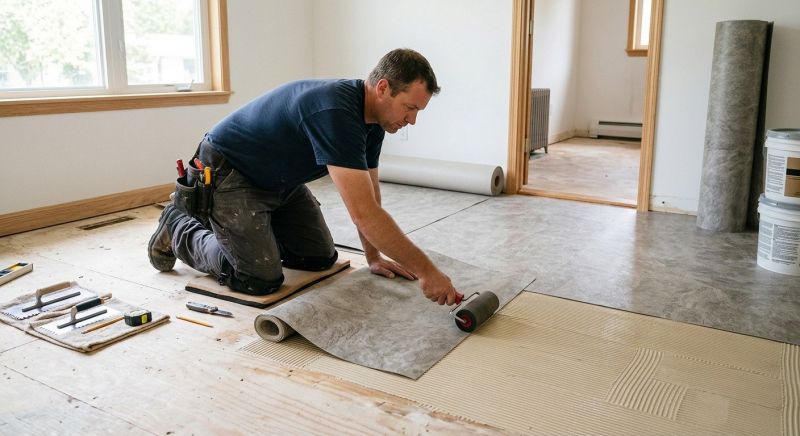 Sheet Flooring Installation in Plaistow, NH