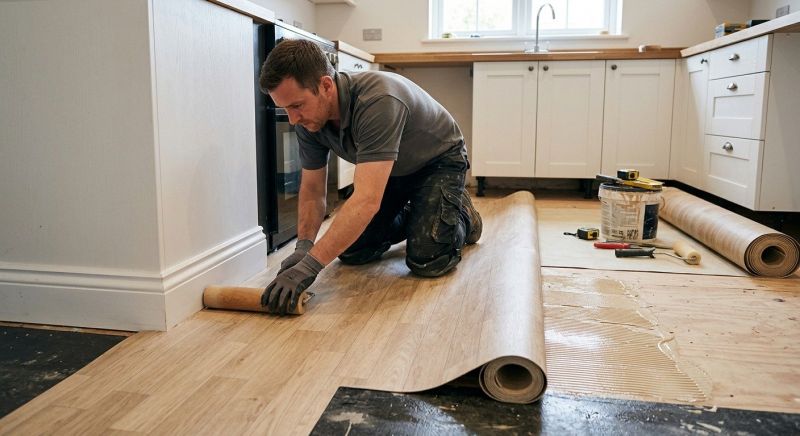 Sheet Linoleum Installation in Nashua, NH