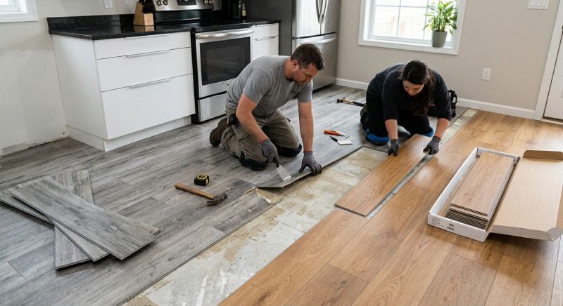 Vinyl Floor Replacement in Nashua, NH