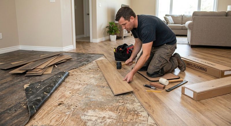 Vinyl Flooring Installation in North Andover, MA