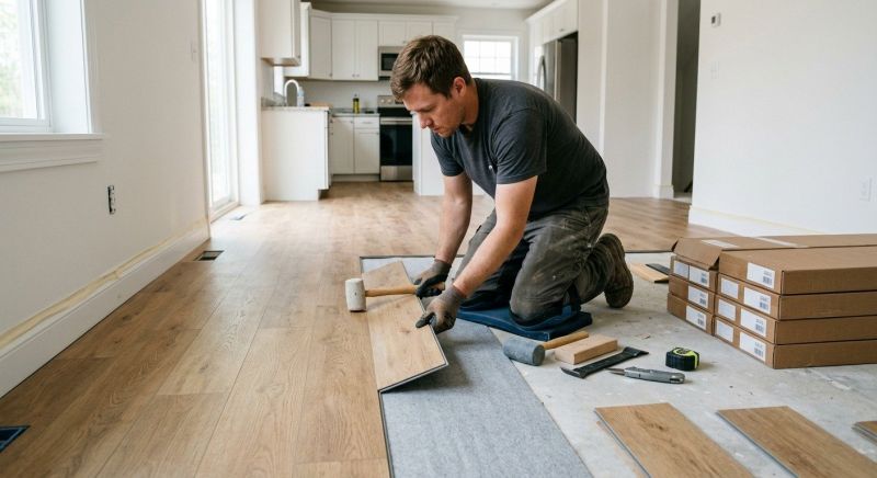 Vinyl Plank Floor Installation in Nashua, NH